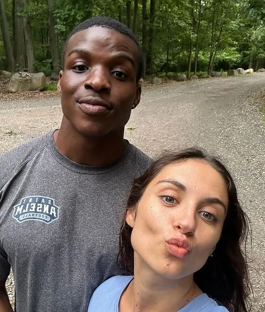 Karinalbertovna with her boyfriend