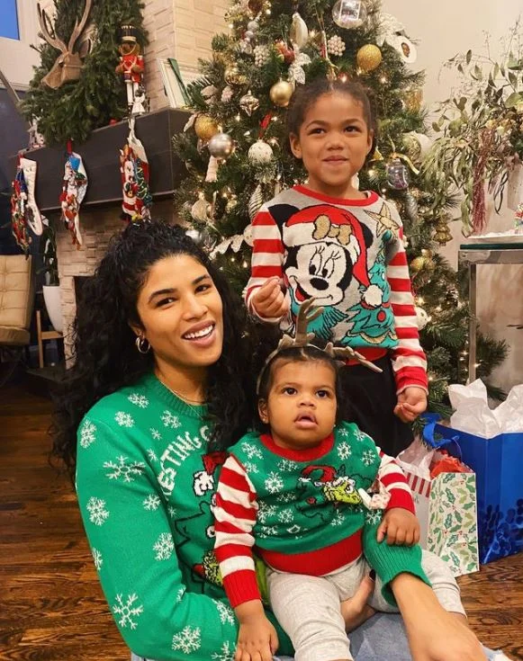 Kirsten Corley and her kids