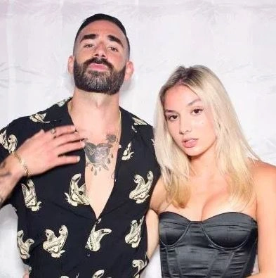 Lina Belfiore with boyfriend