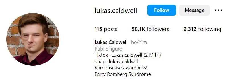 Lukas Caldwell's Instagram