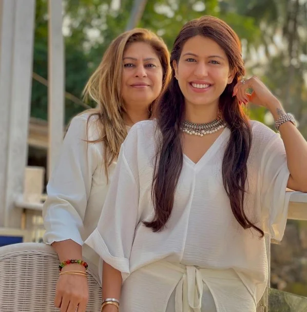 Pankhuri Sharma with her mom Anupama Sharma