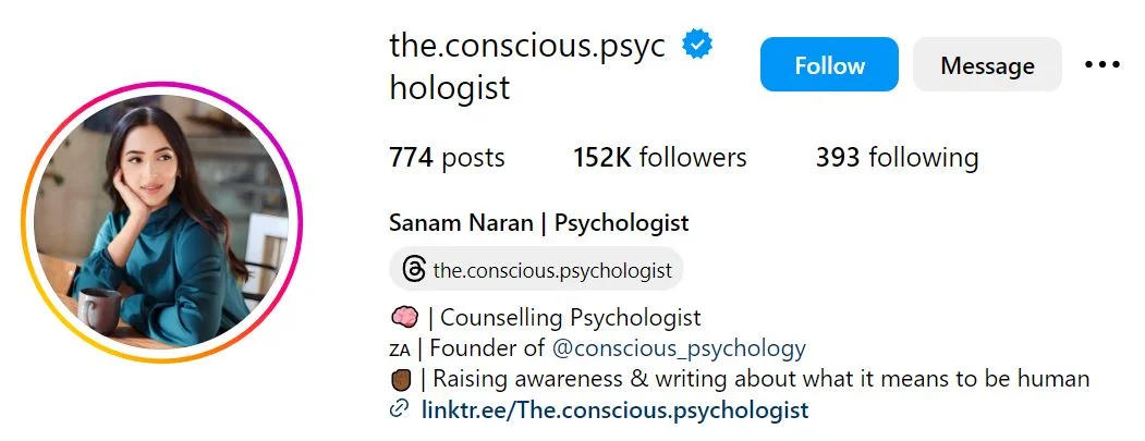 Sanam Naran's Instagram