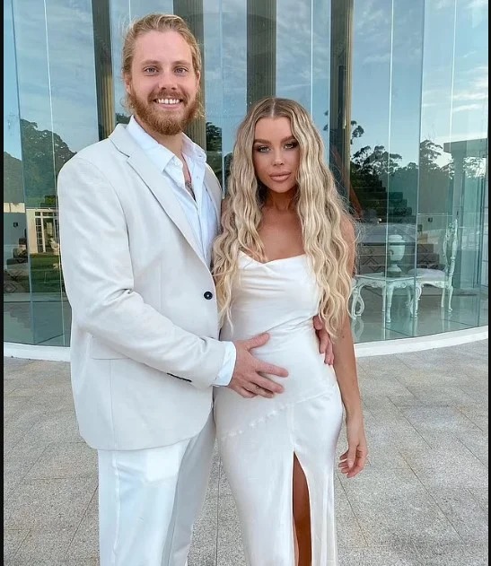 Skye Wheatley with her ex-boyfriend