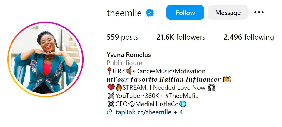 Thee Mademoiselle's Instagram