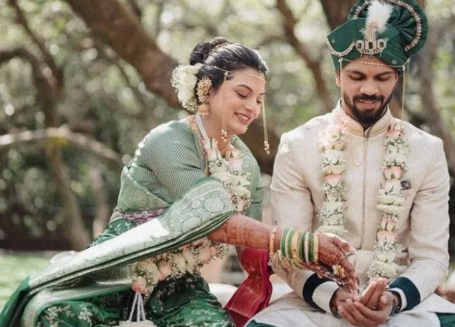 Utkarsha Pawar and Ruturaj Gaikwad's wedding image