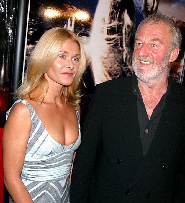 Bernard Hill with his wife