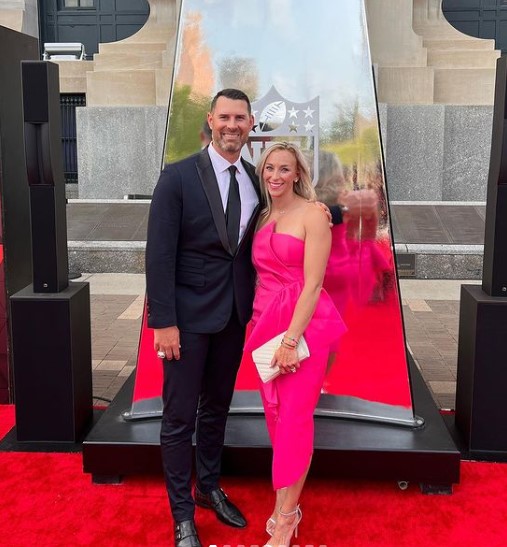 Brittany Hartman with her husband
