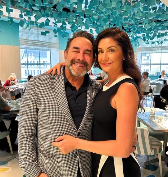 Brittany Pattakos with her husband