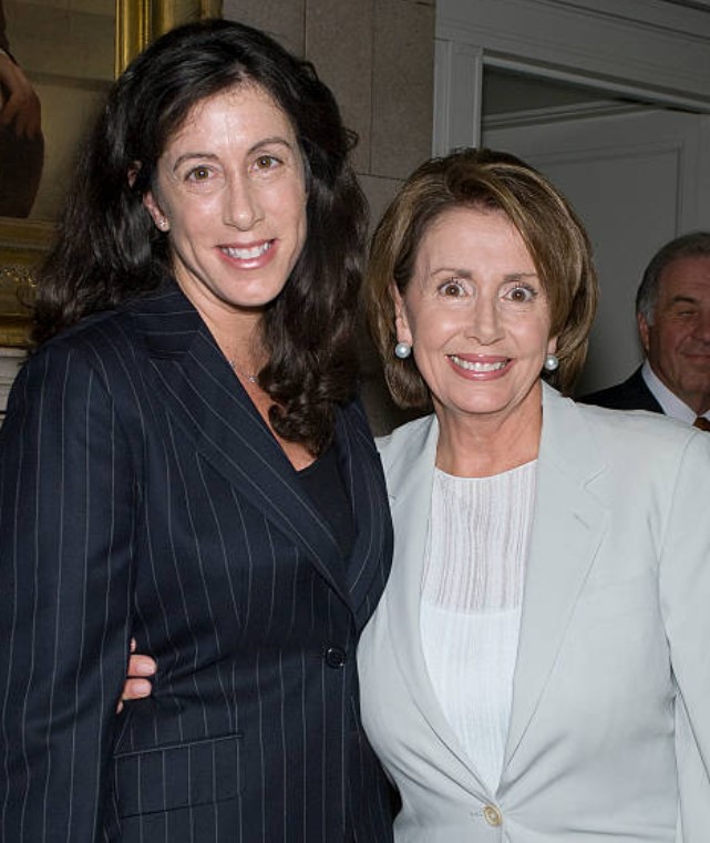 Christine Pelosi with her mom Nancy