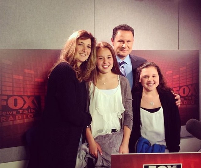 Dawn Kilmeade with her husband and kids