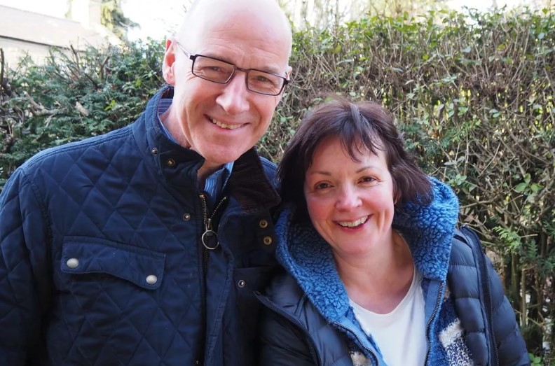 Elizabeth Quigley and her husband
