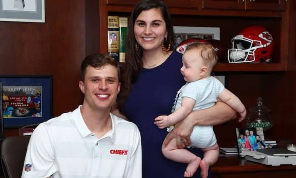 Isabelle Butker with her family