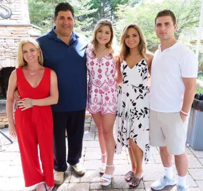 Kathy Giacalone with her husband and kids