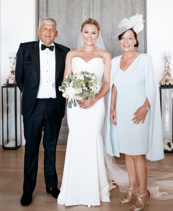 Katie Goodland with her parents