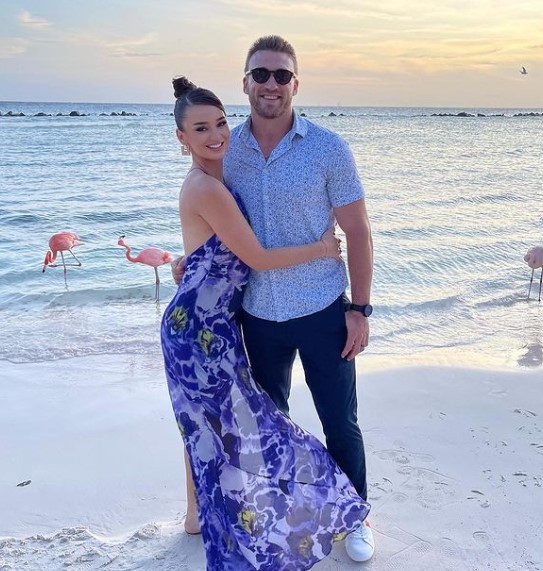 Kristin Juszczyk with and husband Kyle