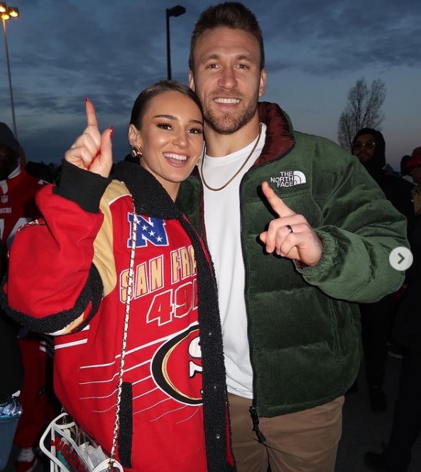 Kristin Juszczyk with her husband Kyle