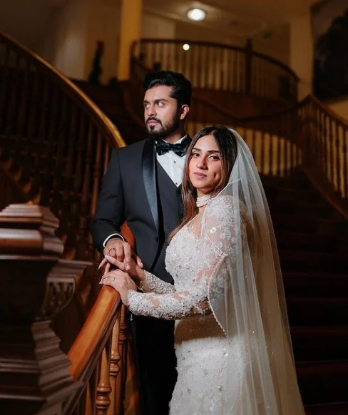 Malavika Jayaram and her husband Navaneeth Gireesh