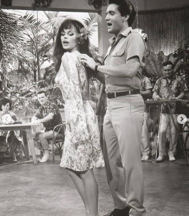 Marianna Hill with her husband Bernard Hill