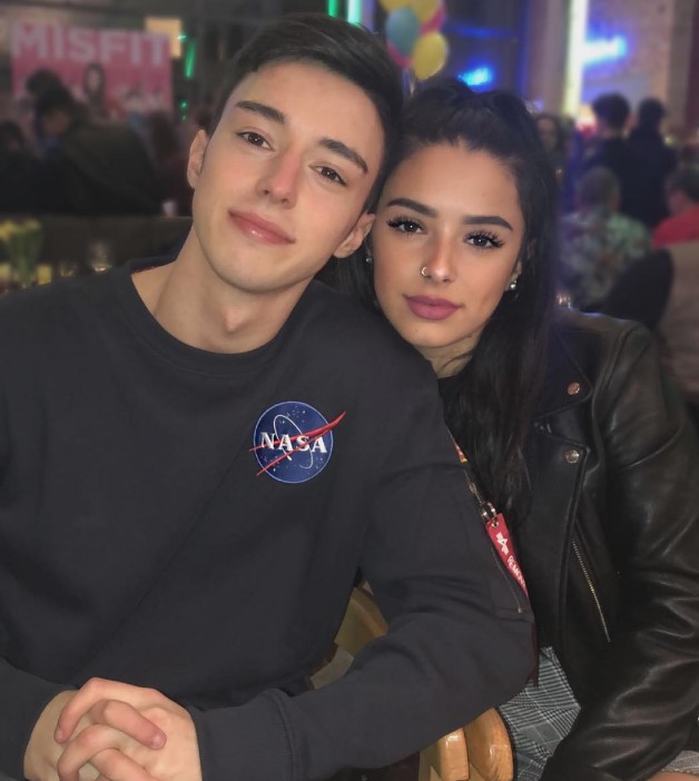 Mario Novembre with his sister Ivana