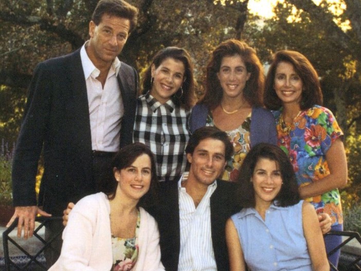 Paul Pelosi, Jr. with his parents and siblings
