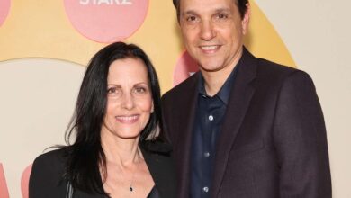 Phyllis Fierro with her husband Ralph Macchio