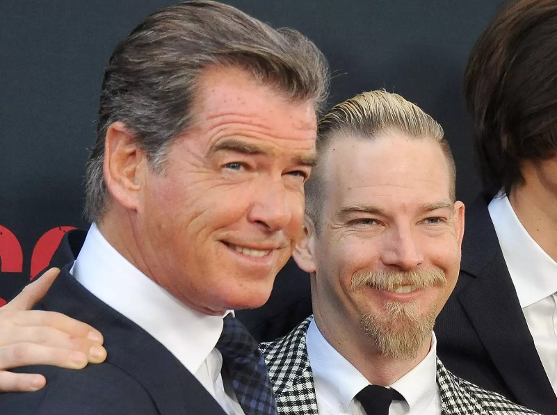 Pierce Brosnan with his son Sean Brosnan