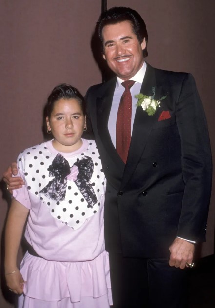 Wayne Newton with his daughter Erin Newton
