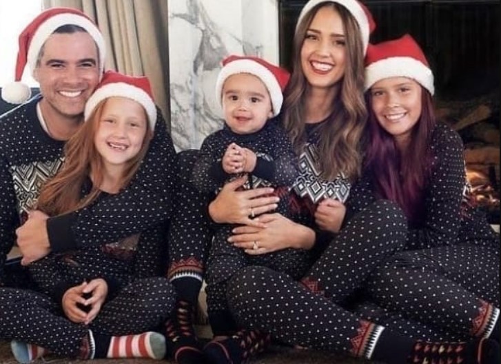 Cash Warren with his family