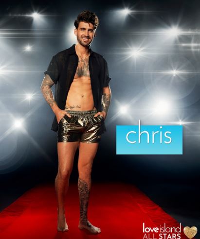 Chris Taylor appeared in Love Island
