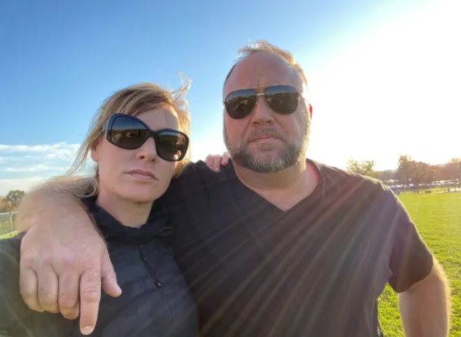 Erika Wulff Jones with her husband