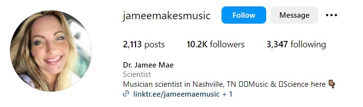 Jamee Kyson's Instagram