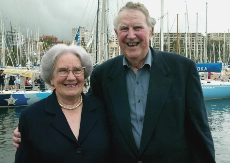 Lady June Mulgrew and her husband