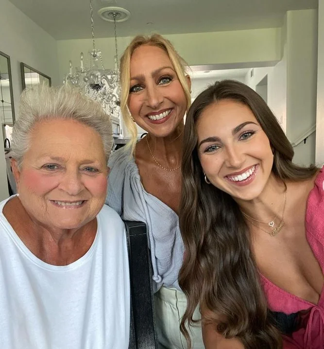 Melanie Wilking with her mother and grandmother