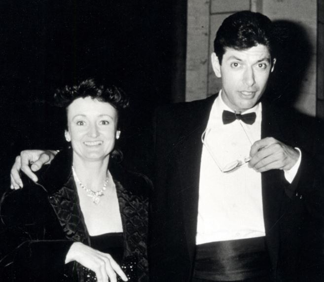 Patricia Gaul and Jeff Goldblum