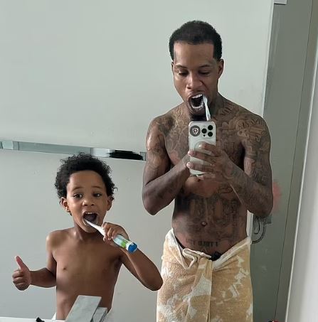 Tory and his son Kai