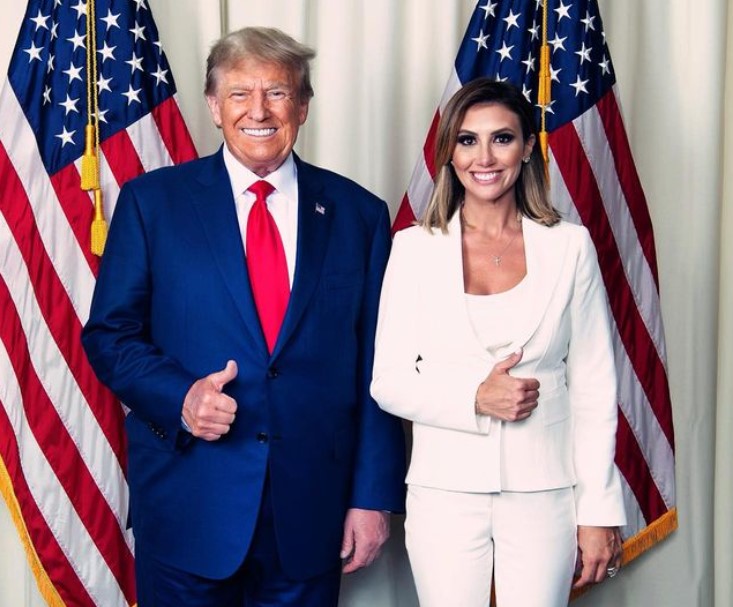 Alina Habba with Donand Trump