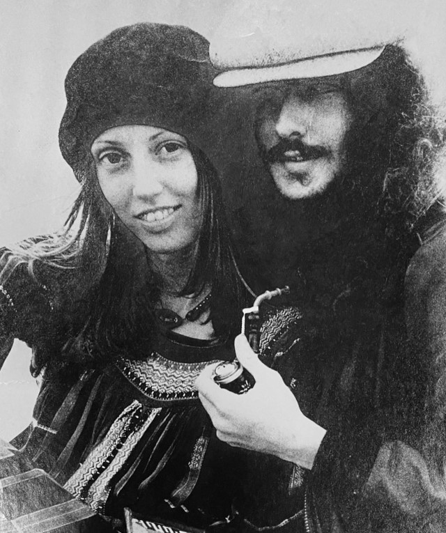 Bernard Sampson with his ex-spouse