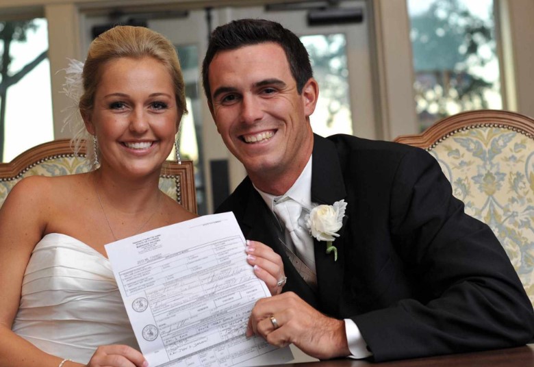 Billy Horschels and his wife Brittany Horschel