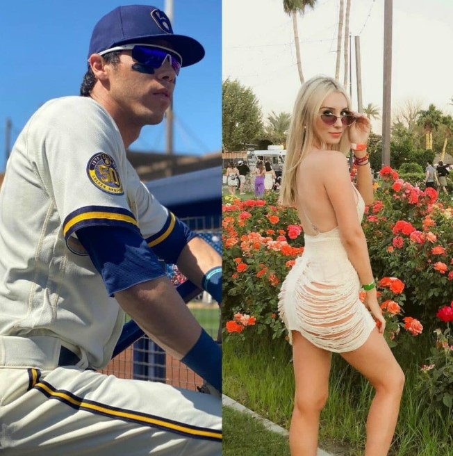 Christian Yelich and his rumored girlfriend Emily Balkind