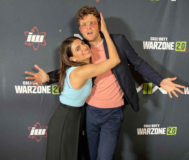 Claudia Doumit with her boyfriend Jack Quaid