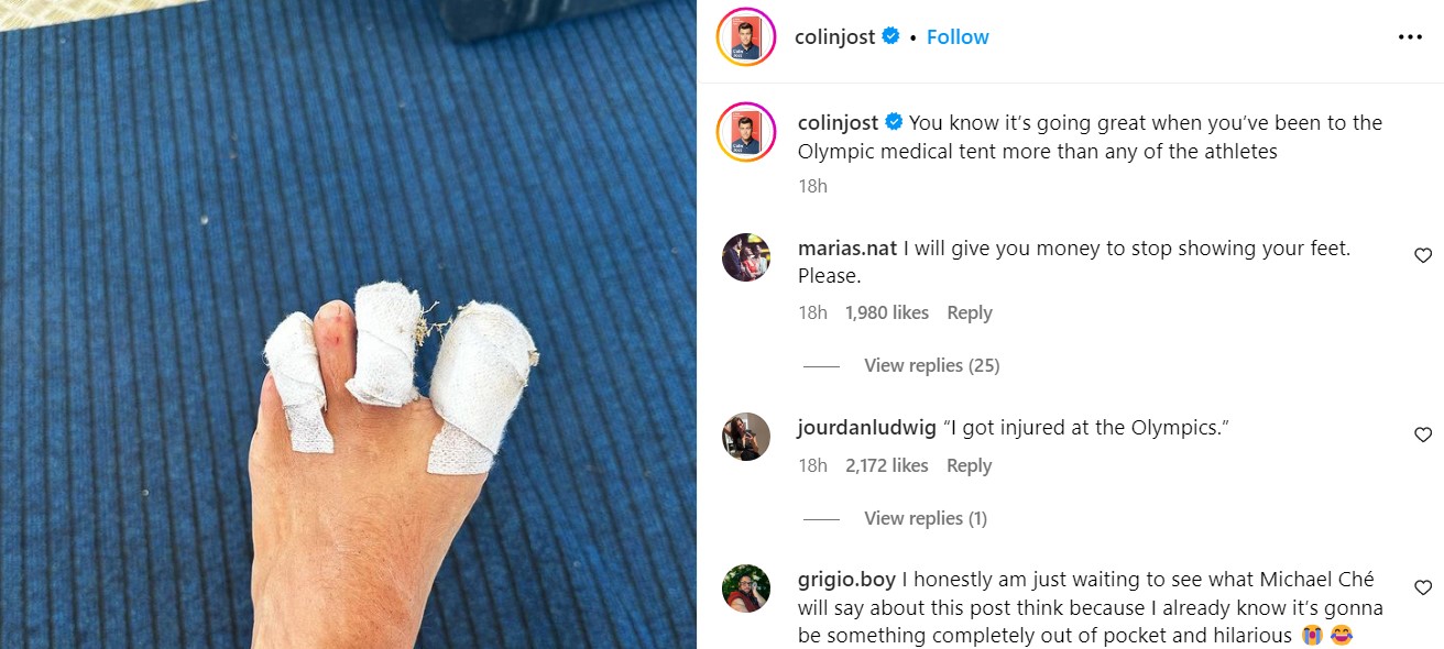 Colin Jost injury