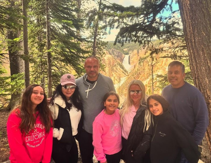 Dan Bongino with his family