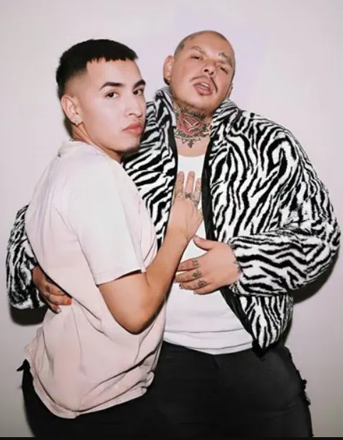 Emilio Garcia with his boyfriend