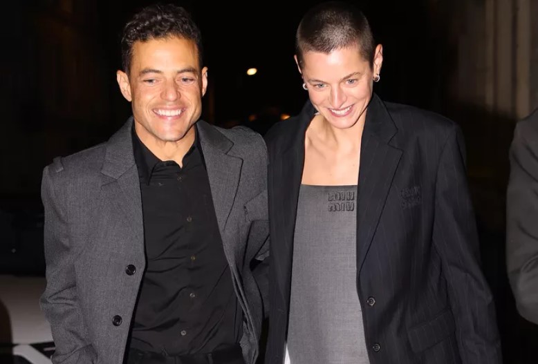 Emma Corrin and Rami Malek