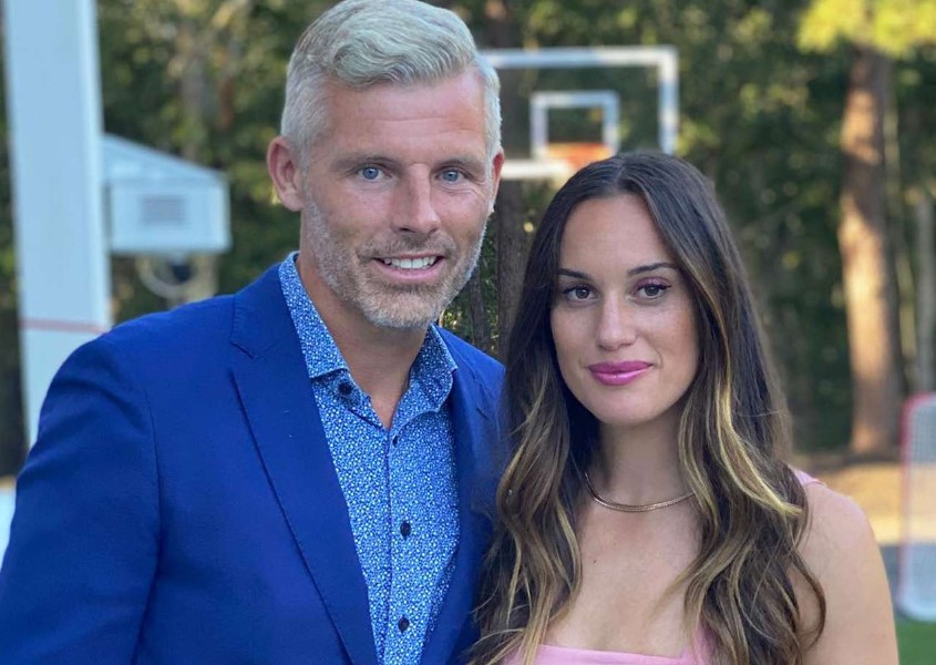 Hannah Berner with her husband