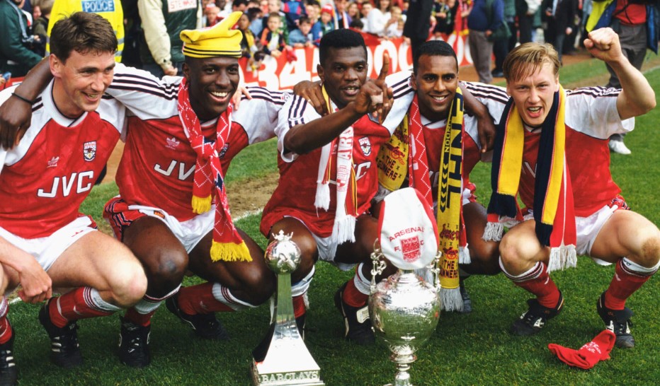 Kevin Campbell with his friends