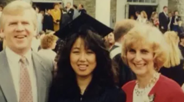 Kim Pegula with her parents