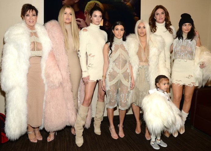 Kris Jenner with her kids