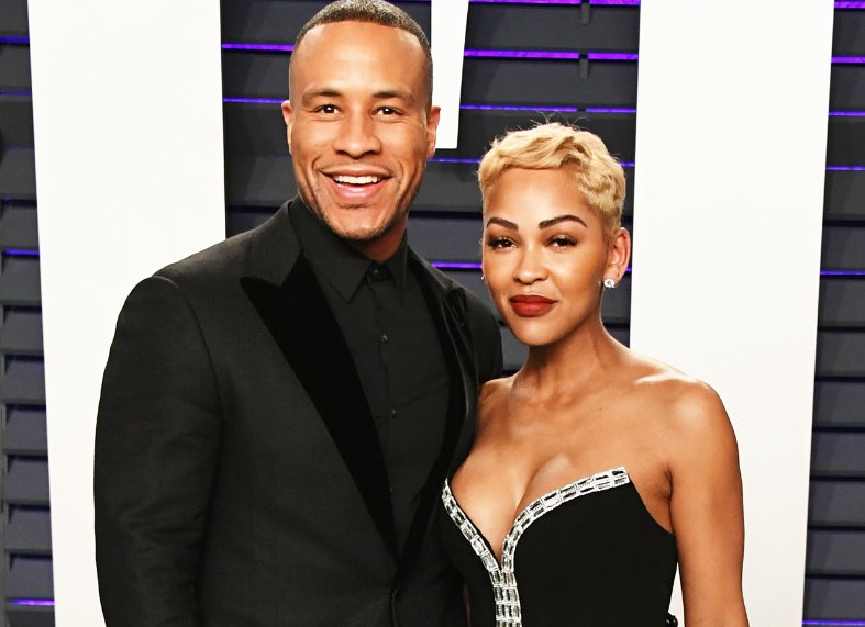 Meagan Good with her ex-husband