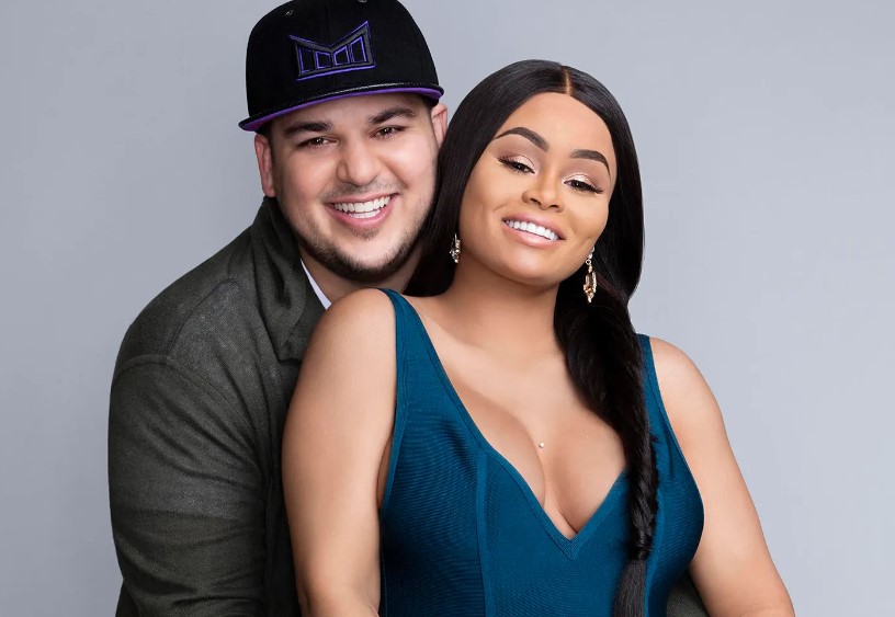 Rob Kardashian with his ex-girlfriend